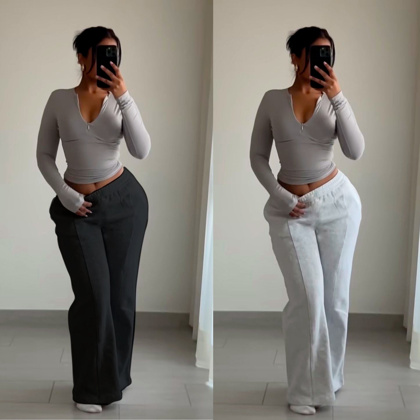 WIDE LEG PANTS PACK X2