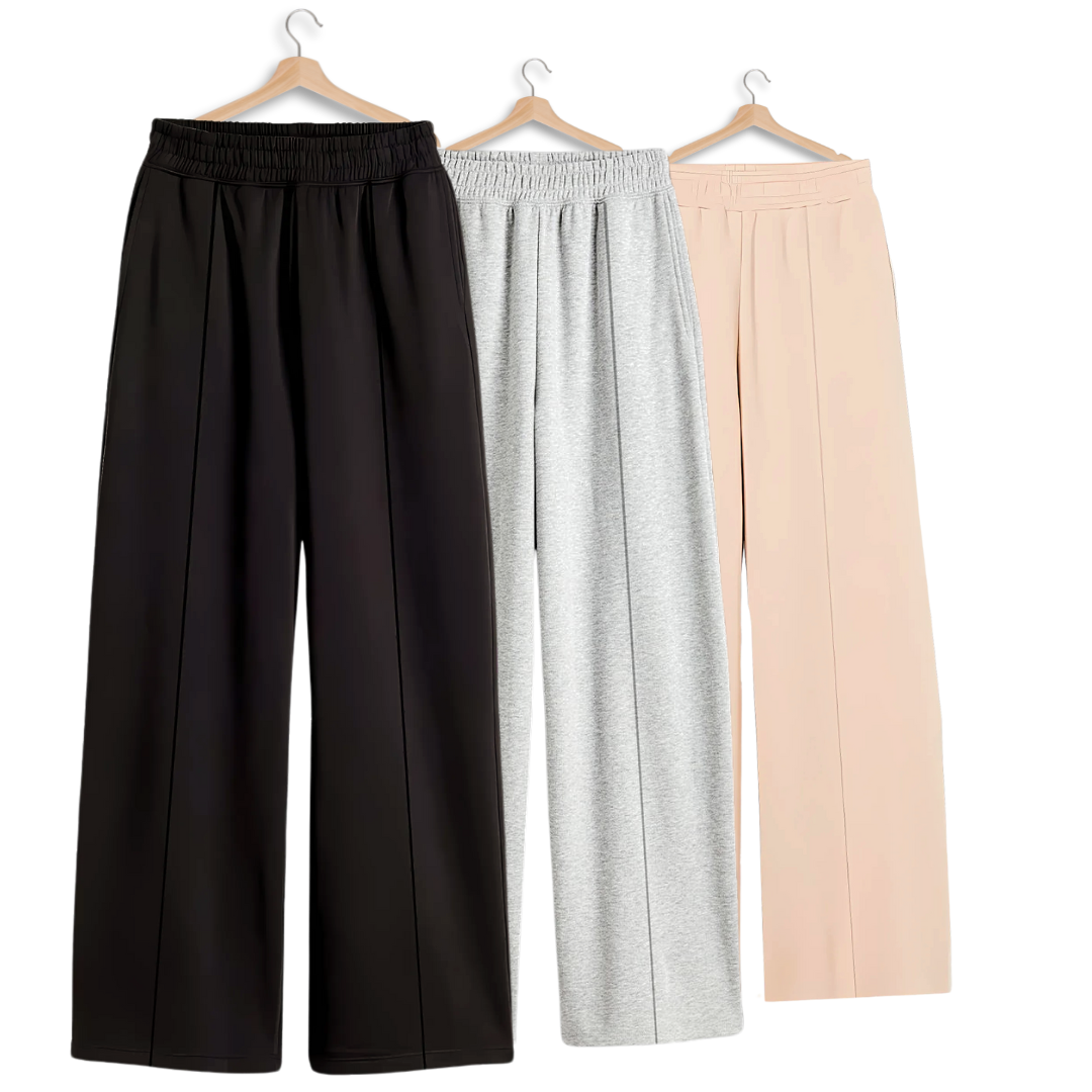 WIDE LEG PANTS PACK X3