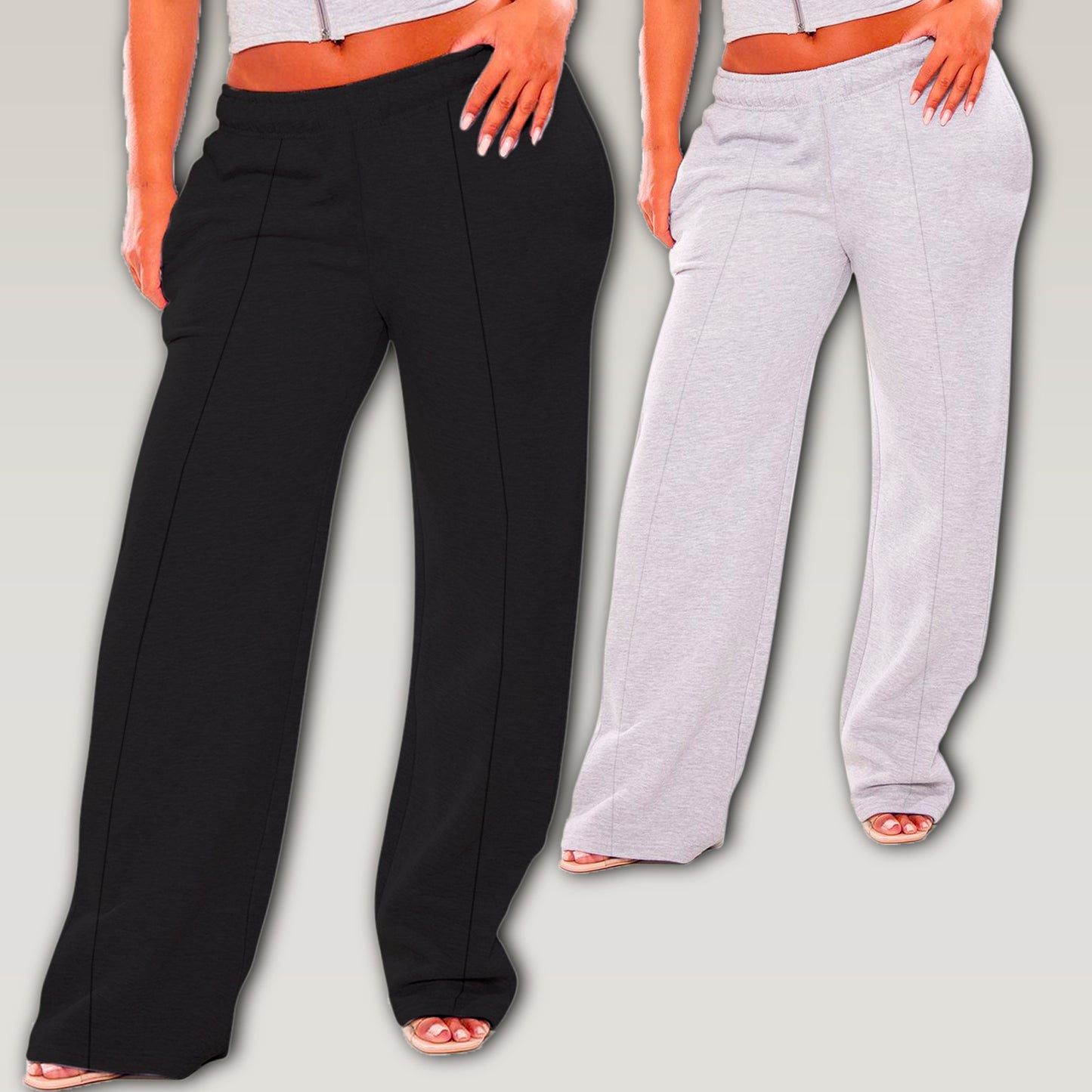 WIDE LEG PANTS PACK X3